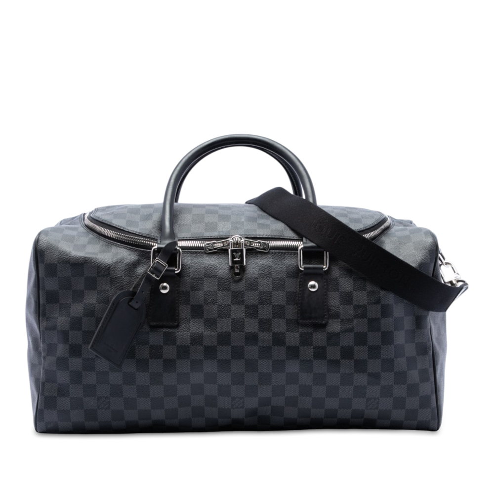Pre-Loved Louis Vuitton Damier Graphite Roadster 50